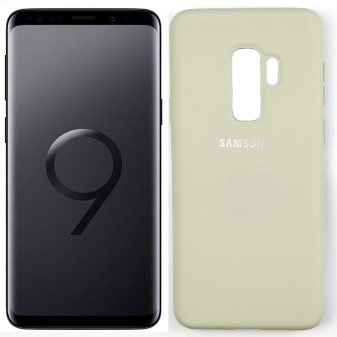 Чохол Soft Case для Samsung G965 Galaxy S9 Plus Сiрий FULL