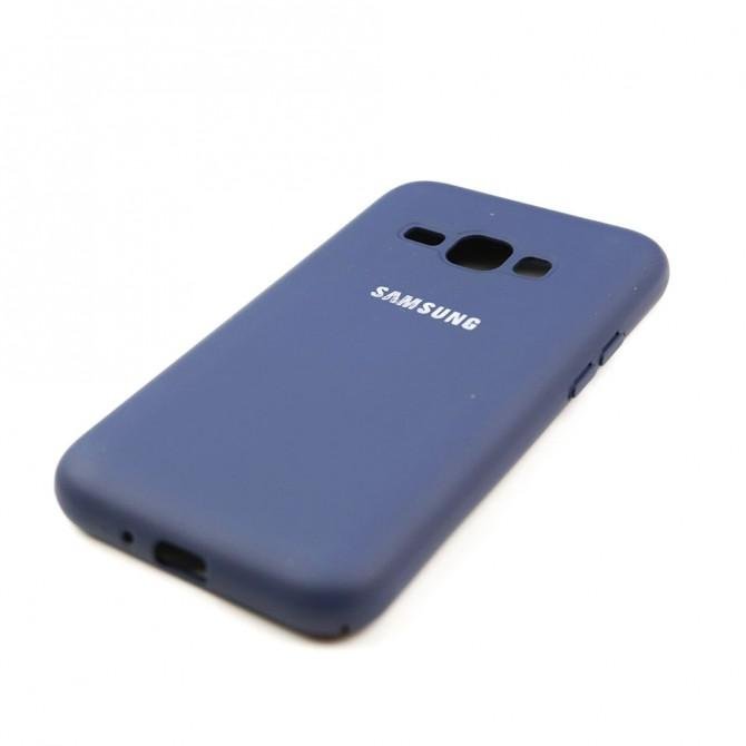 Чехол Soft Case для Samsung J120 Синий FULL-4