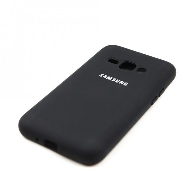 Чехол Soft Case для Samsung J120 Чёрный FULL-4