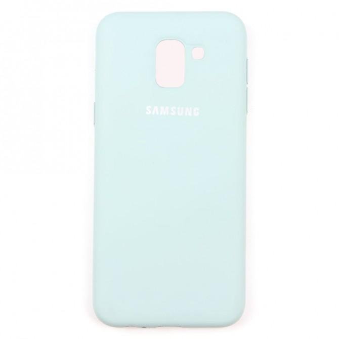 Чехол Soft Case для Samsung J6 2018 Голубой FULL-1