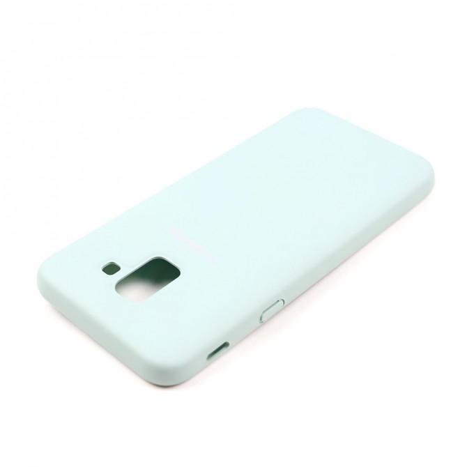 Чехол Soft Case для Samsung J6 2018 Голубой FULL-4