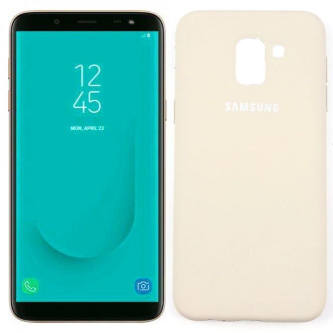 Чохол Soft Case для Samsung J6 2018 Сiрий FULL