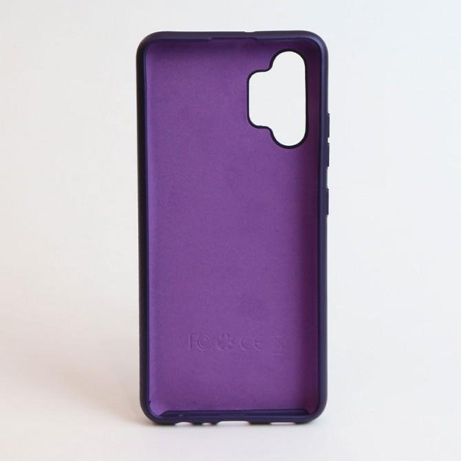 Чехол Original Soft Case Samsung A325 Galaxy A32 Темно Фиолетовый FULL-1