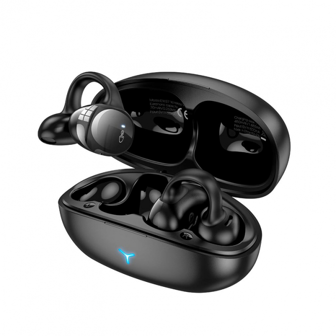 Навушники Bluetooth Headset Hoco EW57 Auspicious Black