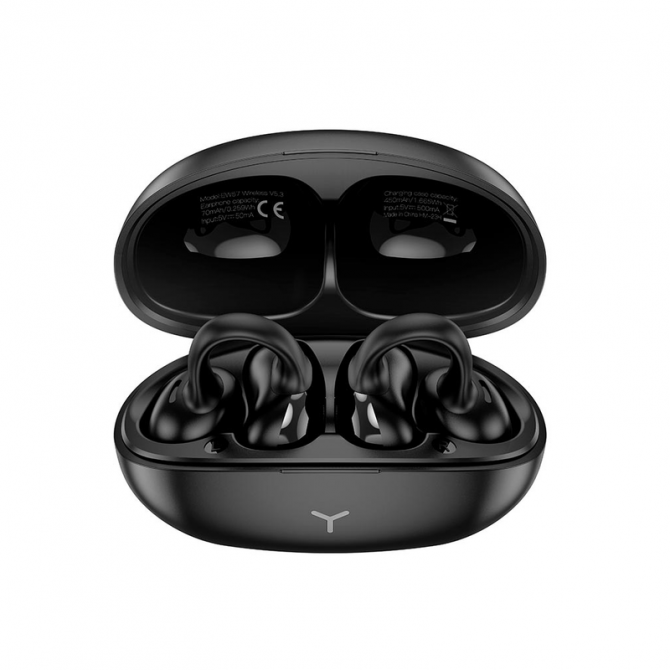 Навушники Bluetooth Headset Hoco EW57 Auspicious Black-1