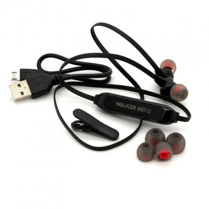 Наушники Headset Walker WBT-12 Black-1
