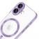 Силиконовый чехол SHINING with MagSafe для iPhone 16 Фиолетовый