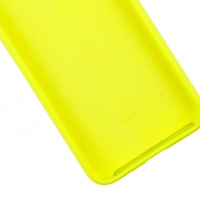 Силиконовый чехол Candy для Xiaomi Redmi Note 7 Желтый-1