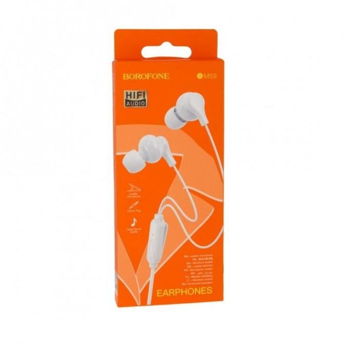 Навушники Borofone M59 White-2