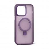 Чехол Matte Ring with MagSafe для iPhone 15 Pro Сиреневый