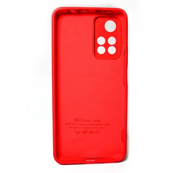 Чехол Original Soft Case Xiaomi Redmi Note 11 Pro Темно Красный FULL-1