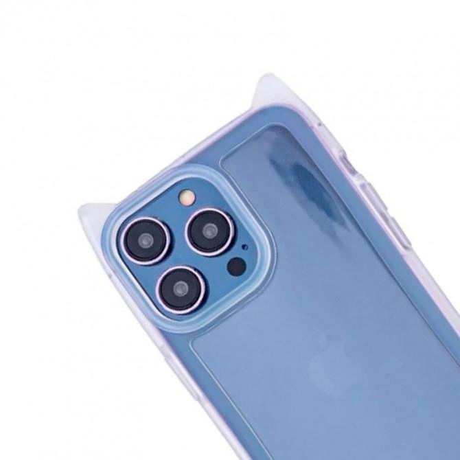 Чохол TPU Cat для Apple iPhone 15 Pro (6.1") Transparent-1