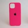 Оригинальный силиконовый чехол для iPhone 15 Pro Shiny Pink FULL