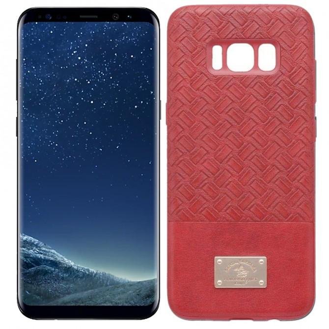 Чехол Polo Chevron для Samsung G955 Galaxy S8 Plus Red