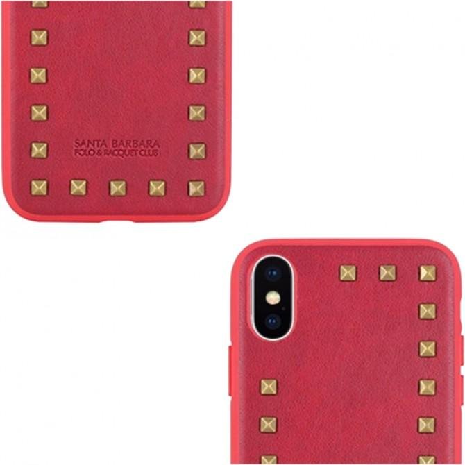 Чехол Santa Barbara Polo & Racquet Club Debonair для iPhone X Red-3