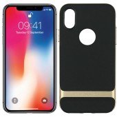 Чохол Rock Royce Series TPU+PC для Apple iPhone X (Чорний / Золотий) Чохол Rock Royce Series TPU+PC для Apple iPhone X (Чорний / Золотий)