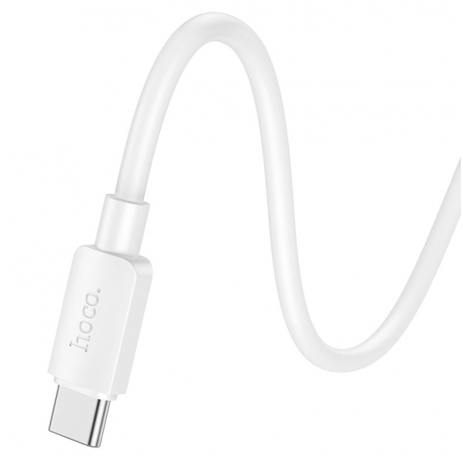 Кабель USB Hoco X96 Hyper 100W Type-C 6A White