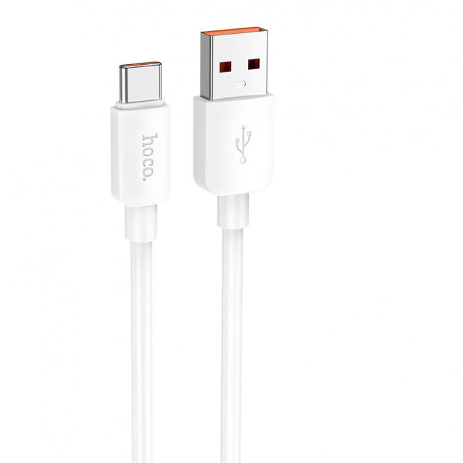Кабель USB Hoco X96 Hyper 100W Type-C 6A White-1