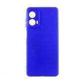 Чехол Silicone Case Motorola Moto G85  Синий FULL