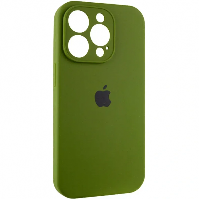 Силіконовий чохол для iPhone 12 Pro Хакі FULL-1