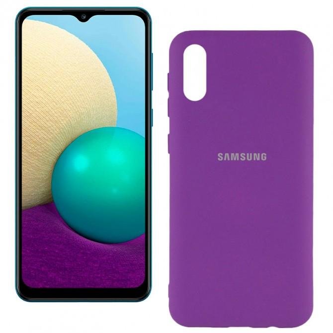 Чохол Soft Case Samsung A022 Galaxy A02 Фіолетовий FULL-1