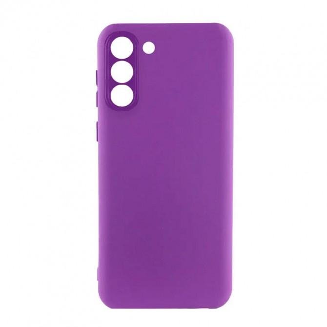Чехол Original Soft Case Samsung G990 Galaxy S21 FE Фиолетовый FULL