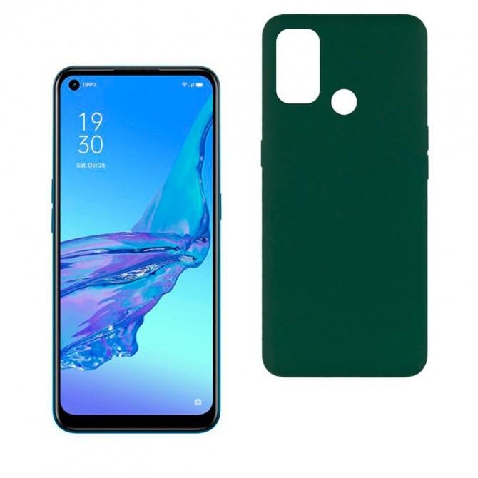 Original Soft Case Oppo A53/A32/A33 Темно Зелений FULL-1