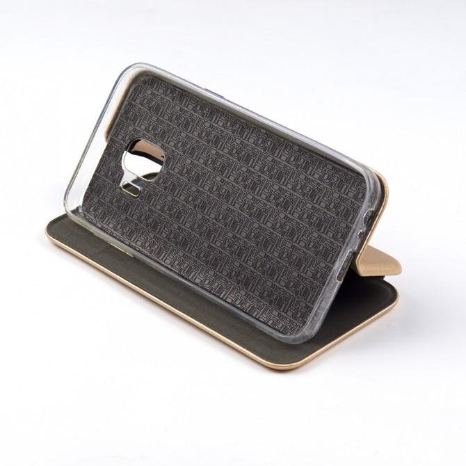 Чехол книжка U-Like Best для Samsung Galaxy J250 (J2 2018) Gold-3