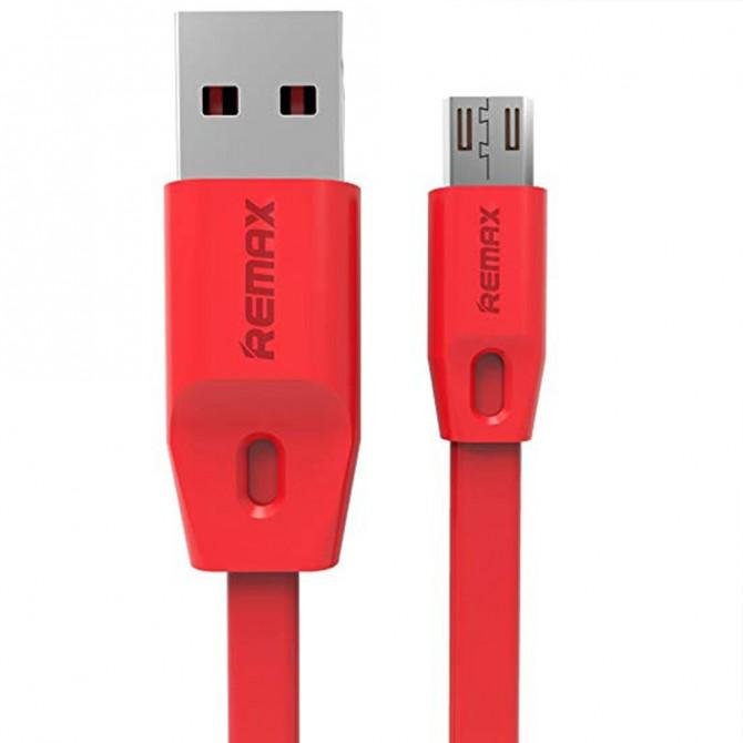 Кабель Cable Remax Full Speed RC-001m microUSB Красный 1m (5-011)-2