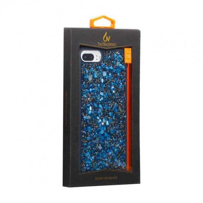 Чохол Bling World Stone for Apple Iphone 7/8/SE Синій-3