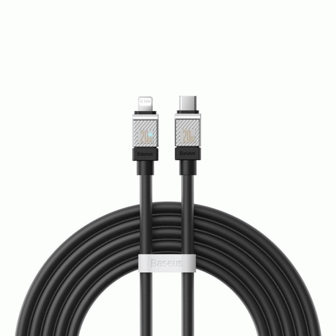 Кабель Baseus CoolPlay Type-C to Lightning 20W Black 2m
