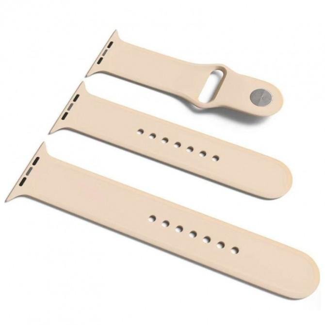 Ремешок для Apple Watch 42/44/45/46/49mm Sport Band 3 pcs (S/M & M/L) Antique White