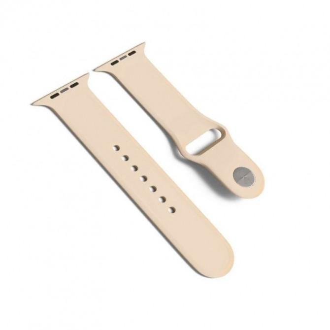 Ремешок для Apple Watch 42/44/45/46/49mm Sport Band 3 pcs (S/M & M/L) Antique White-1