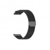 Ремінець для Samsung Gear S3 Milanese Design 22 mm Black
