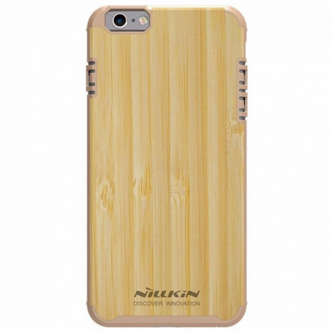 Деревянная накладка Nillkin Knights Series для Apple iPhone 6/6s (4.7") (Золотой)-1