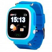 Детские умные часы с GPS трекером TD-02 (Q90) Blue Детские умные часы с GPS трекером TD-02 (Q90) Blue
