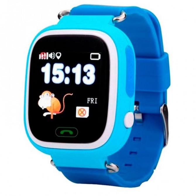 Детские умные часы с GPS трекером TD-02 (Q90) Blue-2