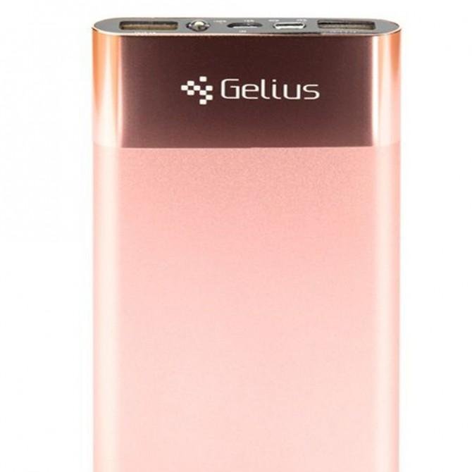 Повербанк Gelius Pro Ultra Thin 10000mAh Рожеве Золото-1