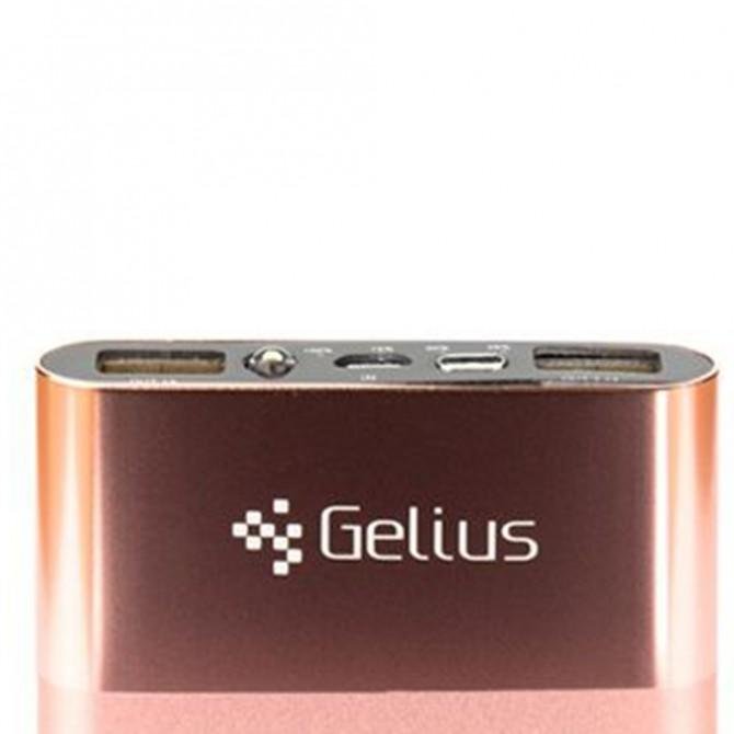Повербанк Gelius Pro Ultra Thin 10000mAh Рожеве Золото-2