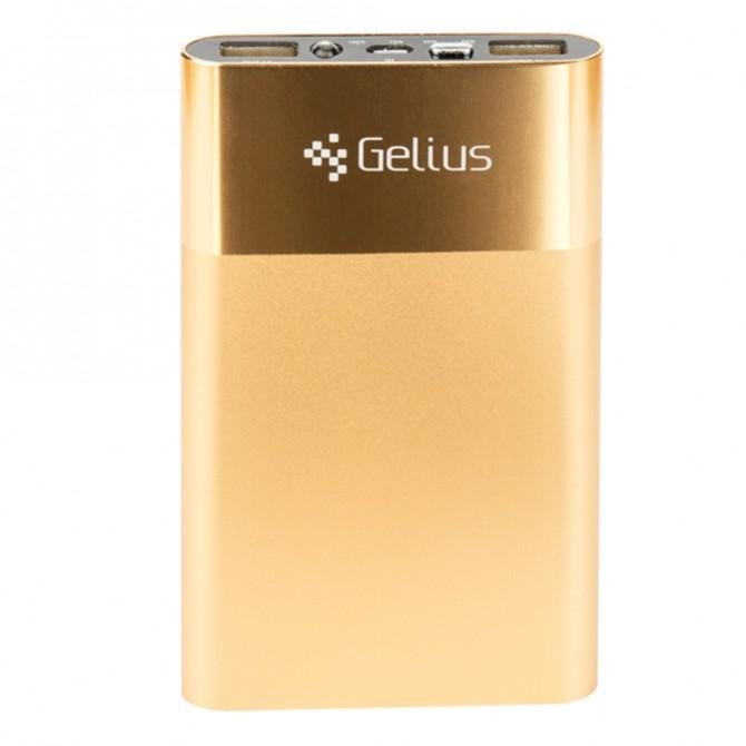 Повербанк Gelius Pro Ultra Thin 5000mAh 2.1A Золотий-1