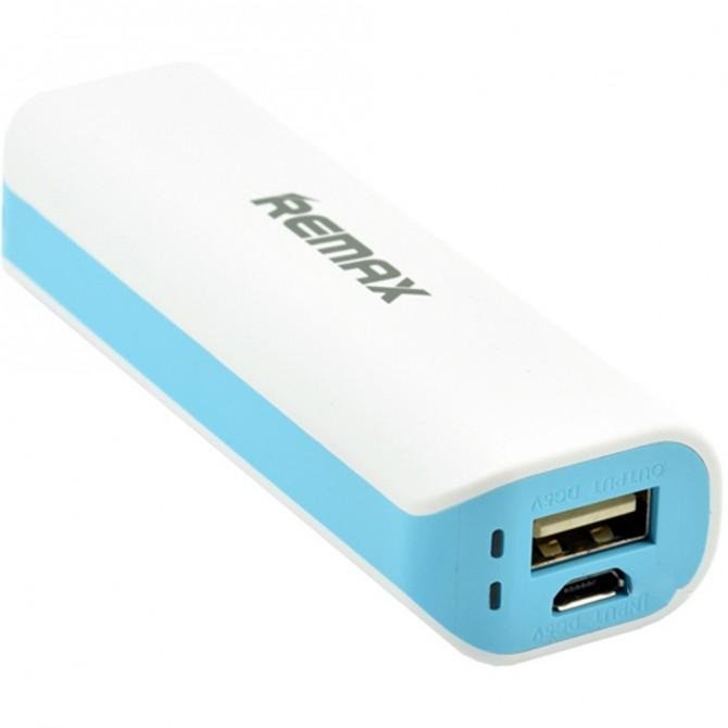 Повербанк Remax RPL-3 Mini Білий 2600mAh Синій-2