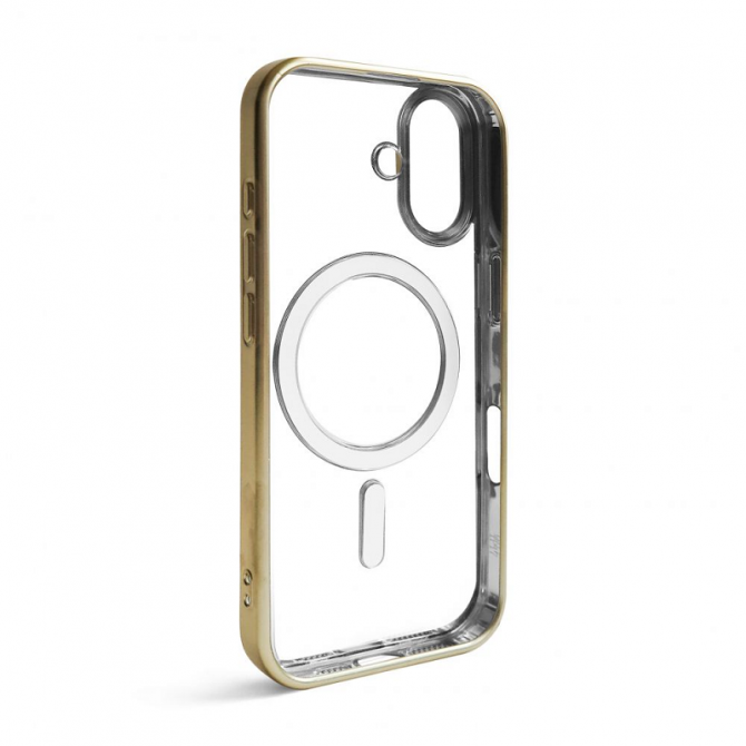 Силіконовий чохол SHINING with MagSafe для iPhone 17 Золотий-2