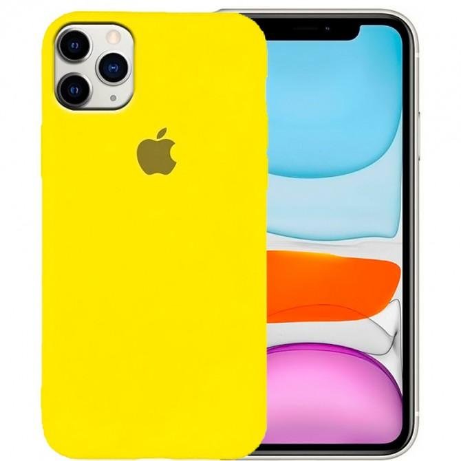 Чехол силиконовый для iPhone 11 Неоново Желтый-2