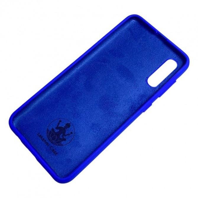 Силиконовый чехол для Samsung A307/A505 Galaxy A30s/A50 2019 Неоново Синий FULL-3