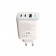 Мережевий зарядний пристрій XO CE04 Super Si 2*USB-C/QC 65W + Type-C White