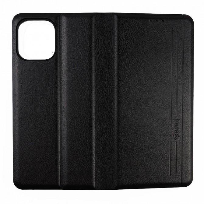 Чехол книжка Leather Gelius для iPhone 12/12 Pro Black-2