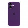 Силиконовый чехол для iPhone 16 Amethyst FULL