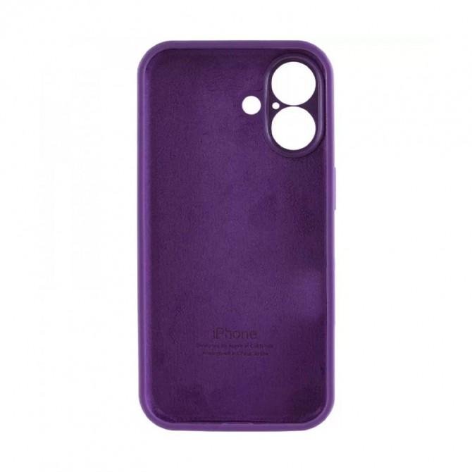 Силиконовый чехол для iPhone 16 Amethyst FULL-1