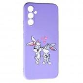 Чехол-накладка Art Soft Case Samsung A346 Galaxy A34 Bunny Love