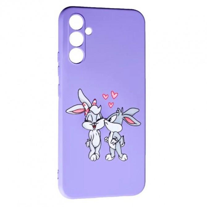 Чехол-накладка Art Soft Case Samsung A346 Galaxy A34 Bunny Love